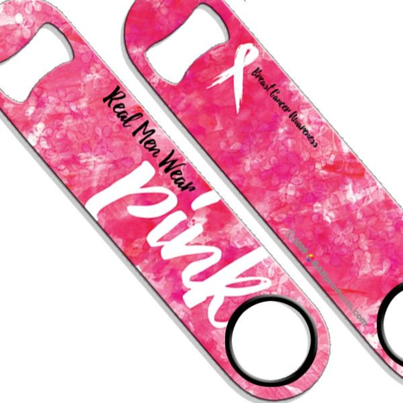 Kolorcoat Real Men Wear Pink – Speed Bottle Opener – Breast Cancer Awareness