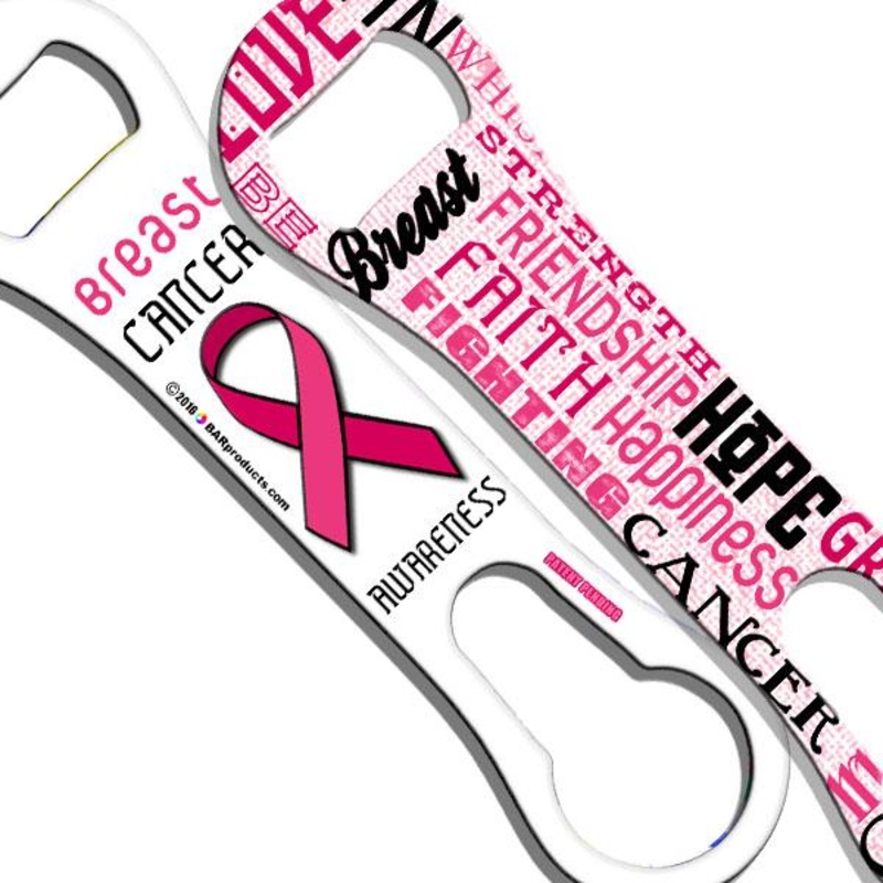 Kolorcoat V-Rod Bottle Opener – Collage – Breast Cancer Awareness