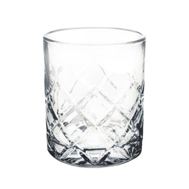 BarConic Japanese Diamond Cut 14oz Highball Glass