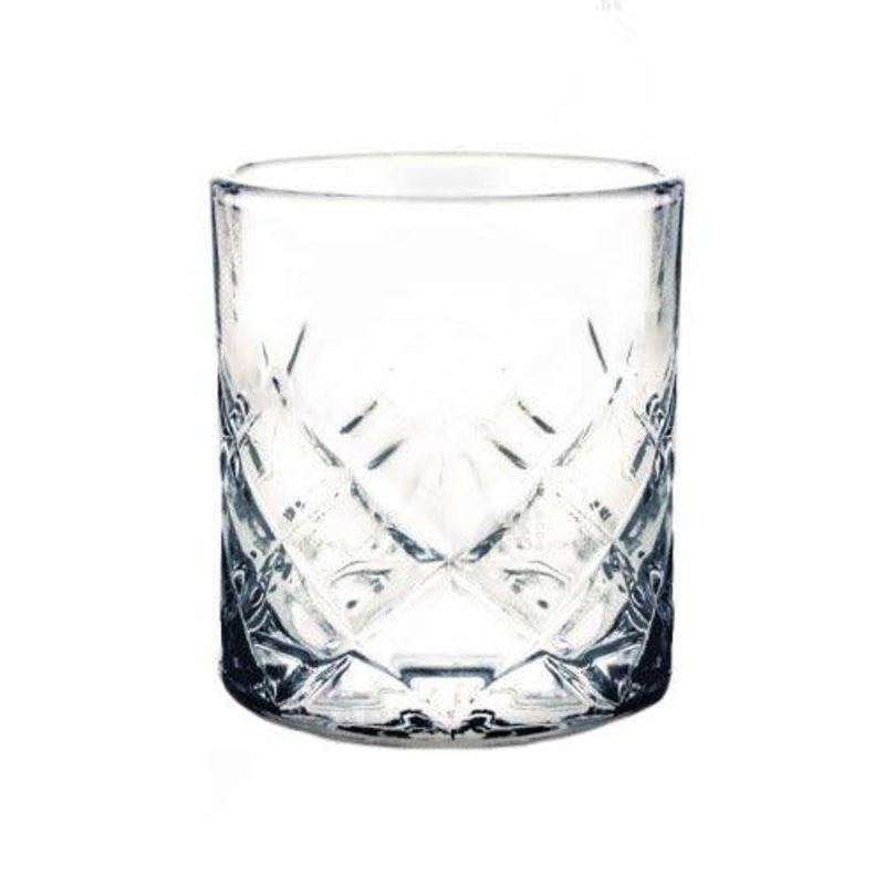 BarConic Japanese Diamond Cut 8oz Rocks Glass