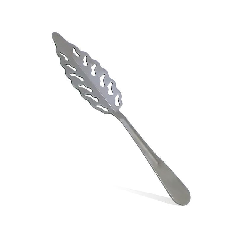BarConic Stainless Steel Absinthe Spoon – Leaf Design