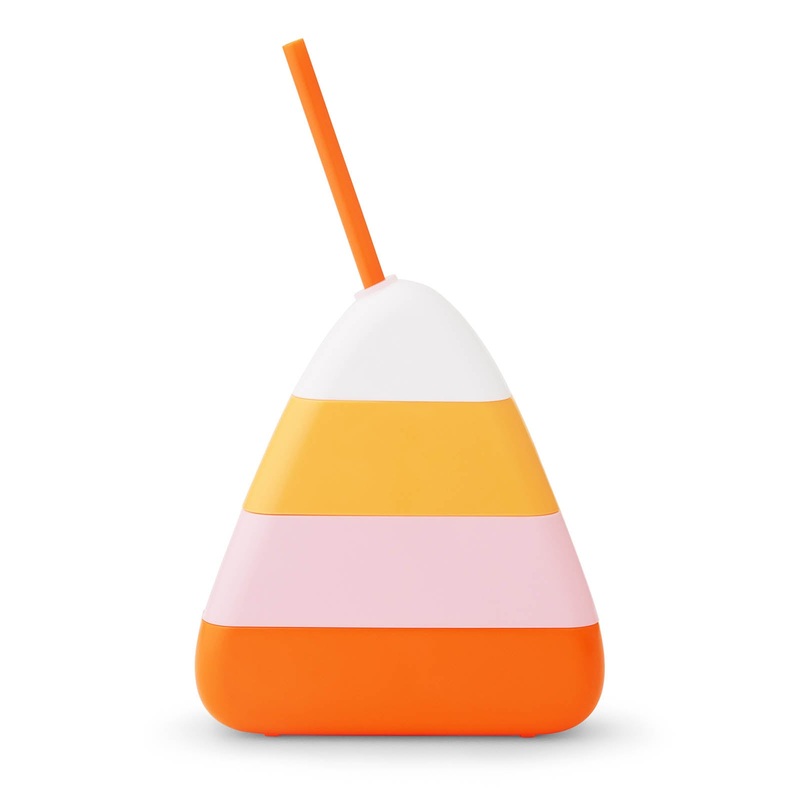 Candy Corn Cup with Lid & Straw – 14 ounce