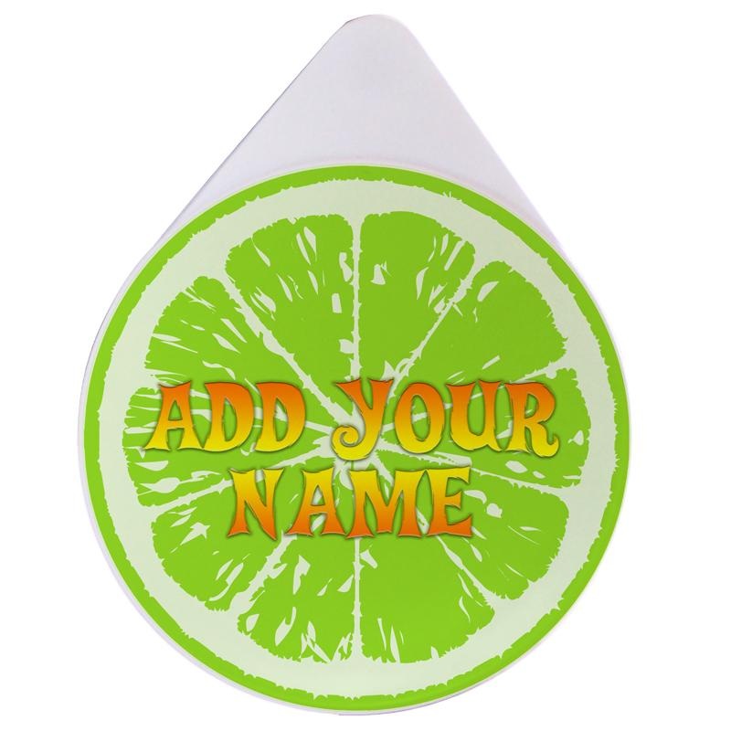 Custom Glass Rimmer Lid – Lime
