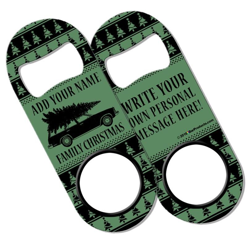 CUSTOMIZABLE Mini Bottle Opener – Family Christmas