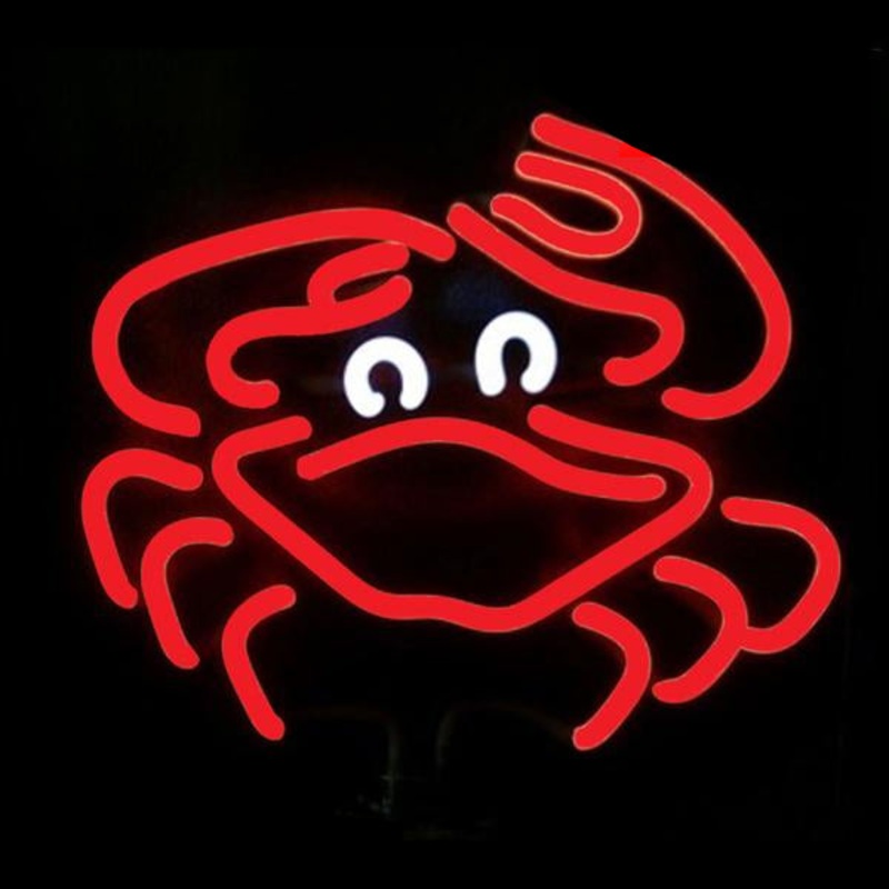 NEON Sculpture – Crab