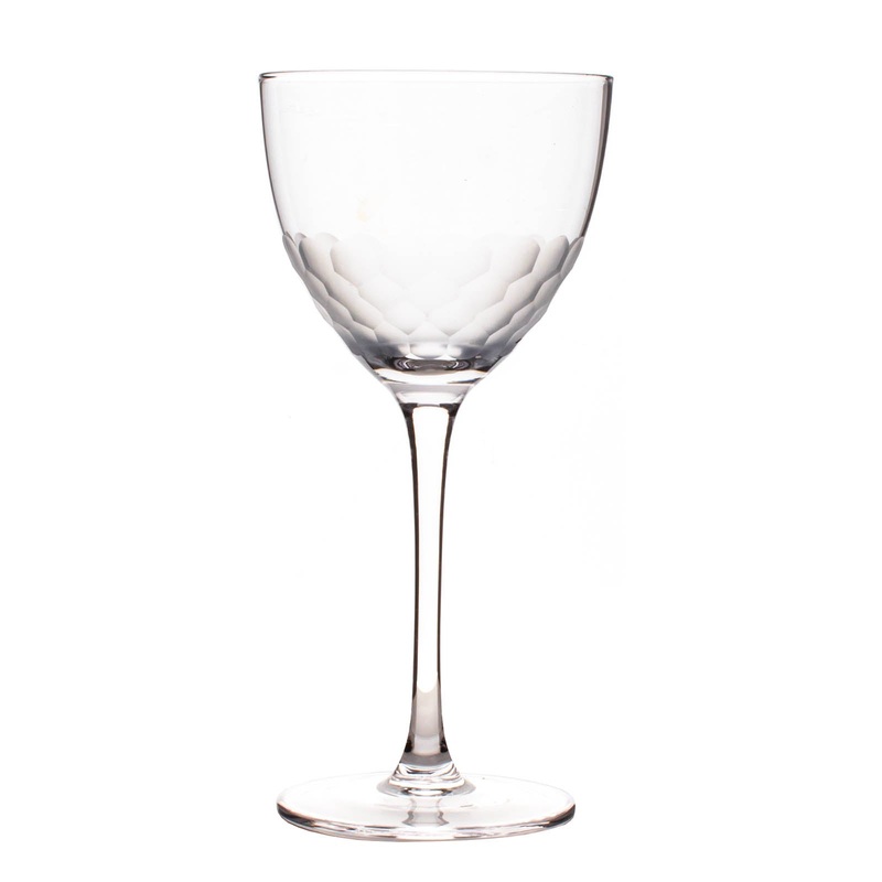 Nick & Nora Glass – Etched – BarConic