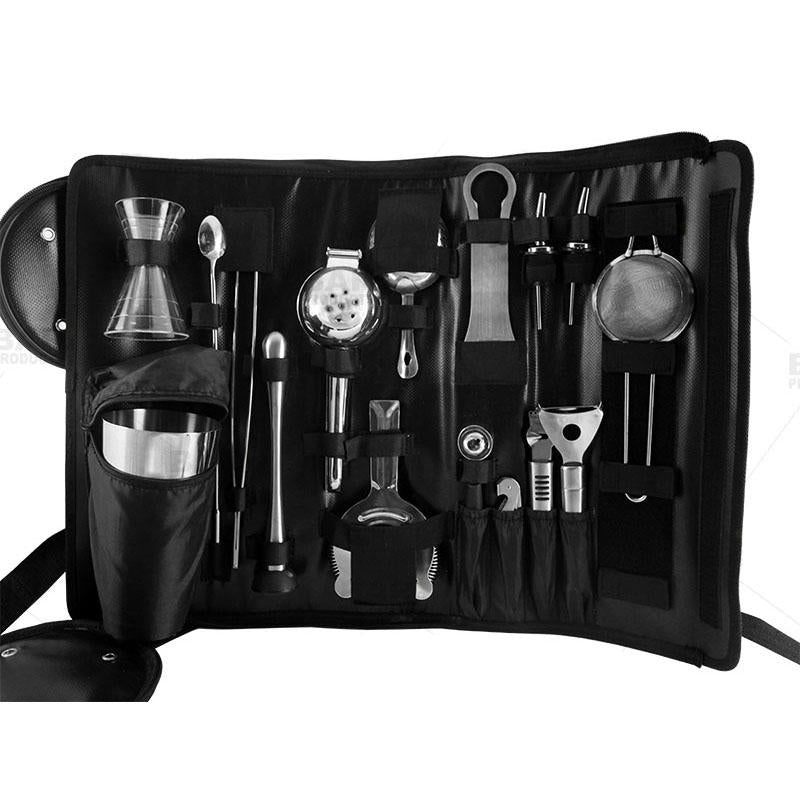 Bartender Tool Roll|Tool Roll Only|Complete 18pc Tool Roll Set