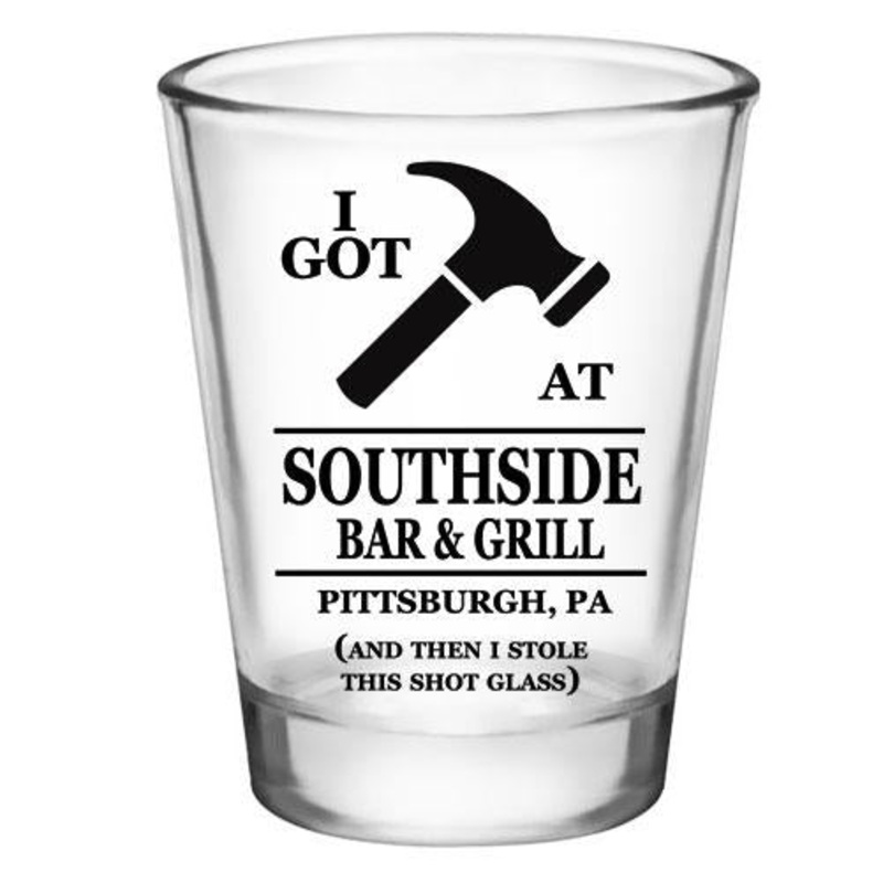 CUSTOMIZABLE Clear Shot Glass – I Got Hammered – 1.75oz