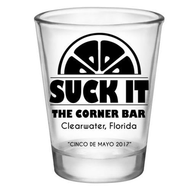 CUSTOMIZABLE Clear Shot Glass – Suck It – 1.75oz