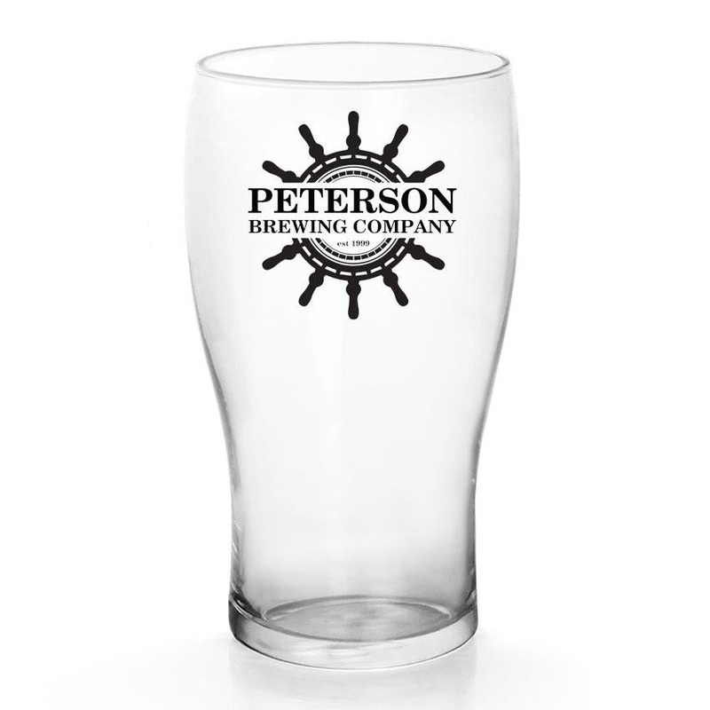 CUSTOMIZABLE Imperial Pub Glass – Ship Wheel – 20oz