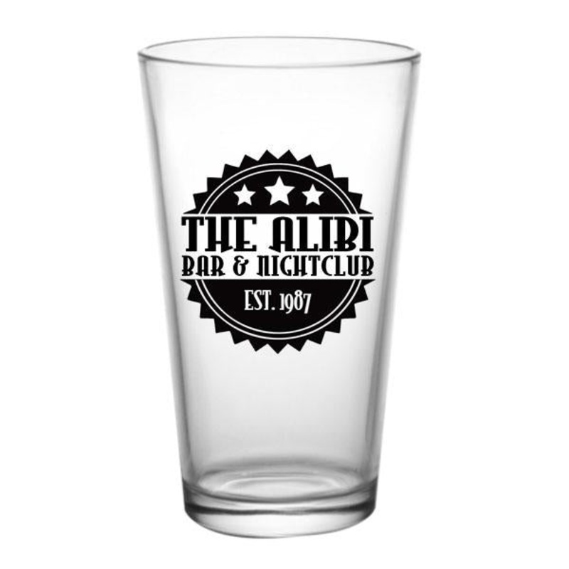 CUSTOMIZABLE Pint / Mixing Glass – Badge – 16oz