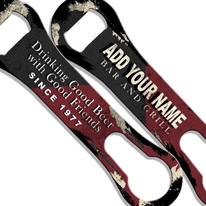 CUSTOMIZABLE V-Rod Bottle Opener – Good Friends
