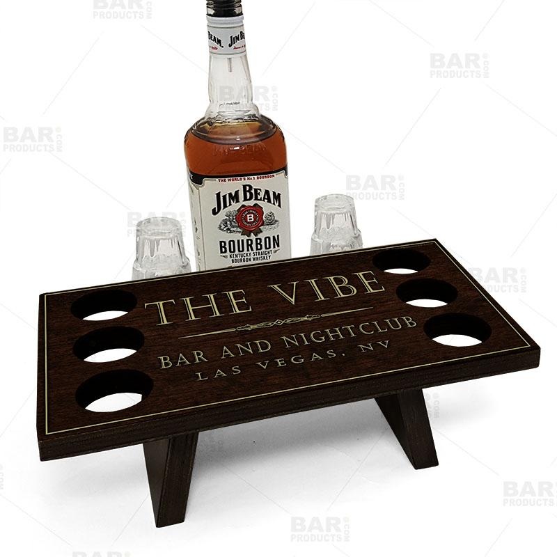 CUSTOMIZABLE Whiskey Caddy – Nightclub Theme