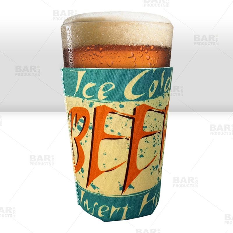 Ice Cold Beer Insert Here Pint Glass Cooler