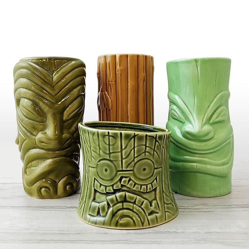 Tiki Mugs Drinkware Package 4 – Set of 4