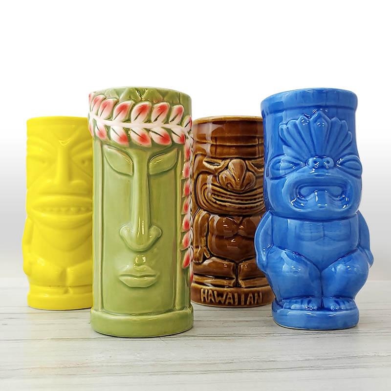 Tiki Mugs Drinkware Package 5 – Set of 4