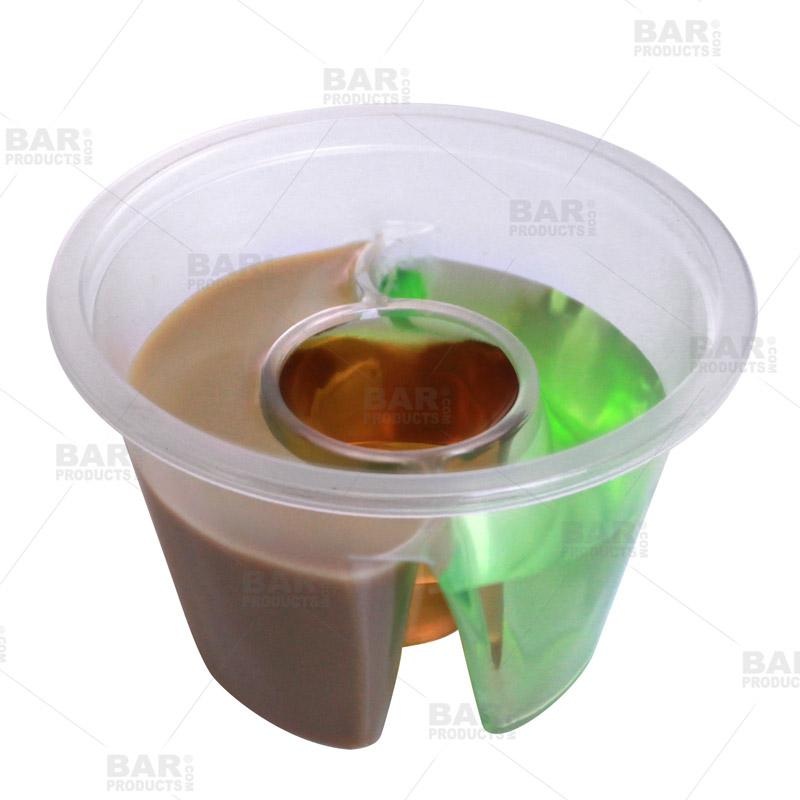 3 Chamber Bomb SHOTZ – Clear|Sleeve of 50|Case of 500