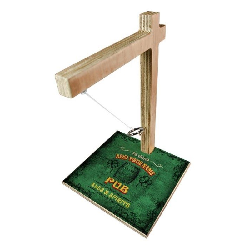 ADD YOUR NAME Large Tabletop Ring Toss Game – Irish
