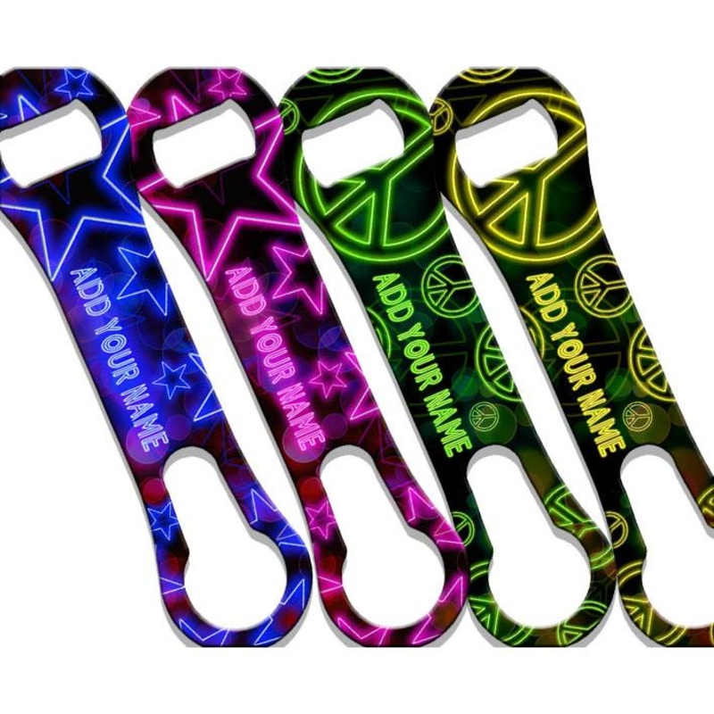 ADD YOUR NAME V-ROD Bottle Opener – Neon Series – Several Options