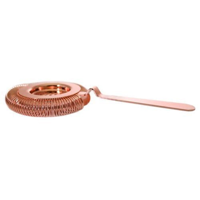 BarConic No Prong Strainer Long Ridged Handle – Copper