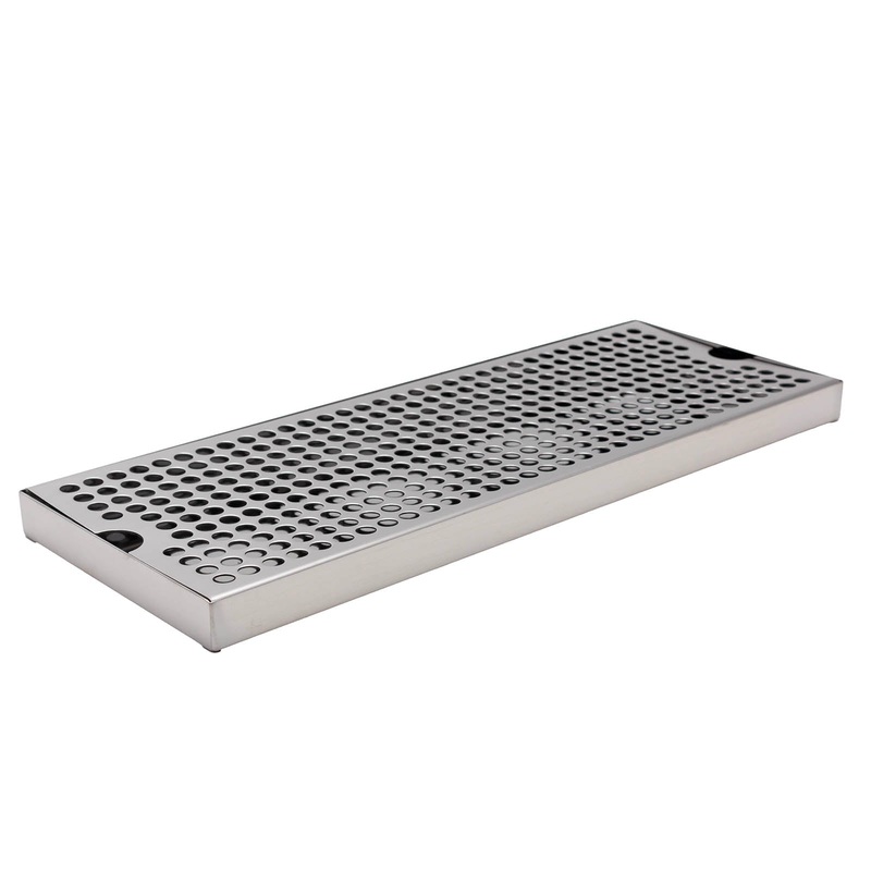 BarConic Stainless Steel Drip Tray with Holes – 16 x 6