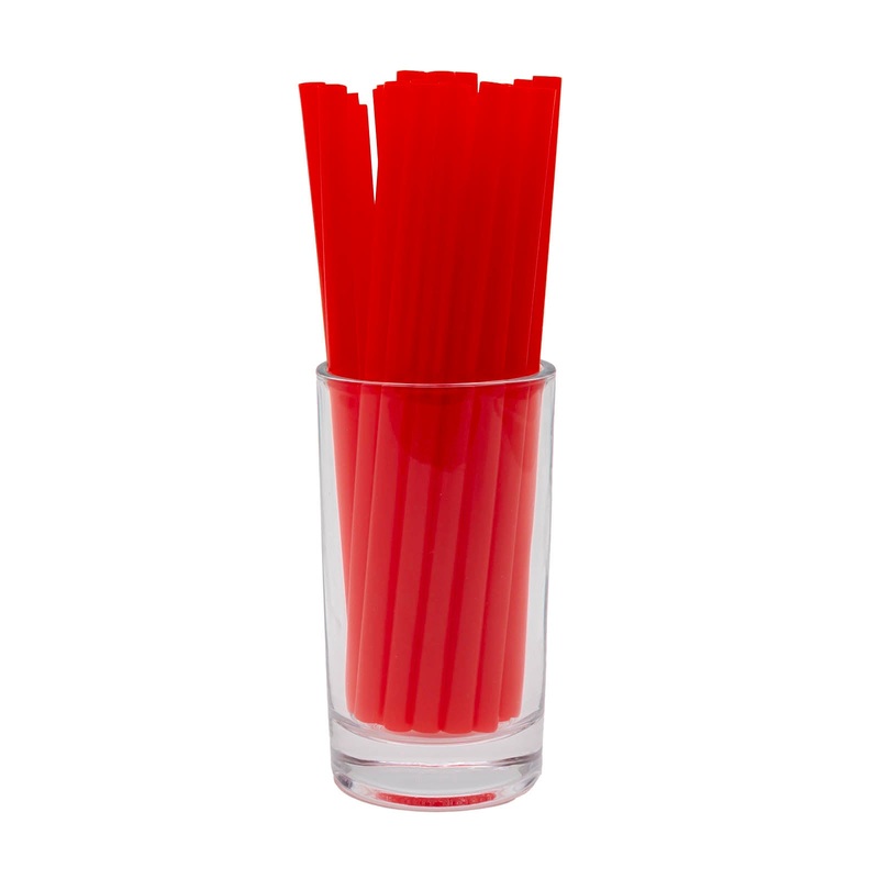BarConic Straws – 6 inch – Red