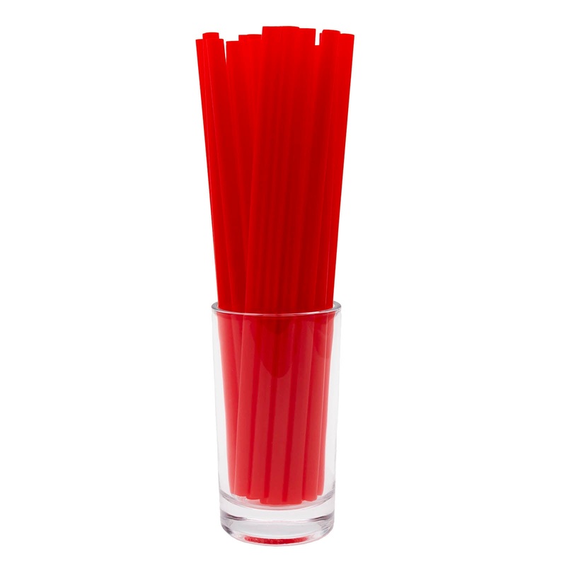 BarConic Straws – 8 inch – Red
