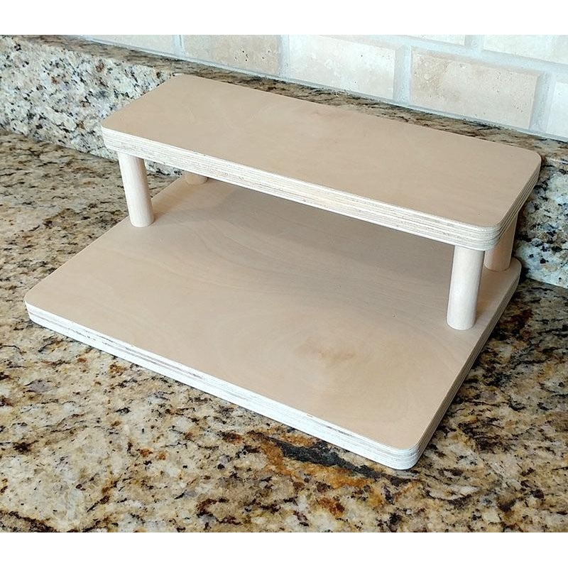 Counter Caddies – NATURAL – 12 STRAIGHT – Liquor/Wine Bottle Display