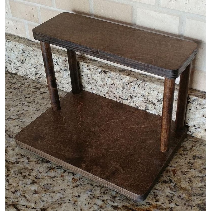 Counter Caddies – STAINED Finish – 12 STRAIGHT – Barista