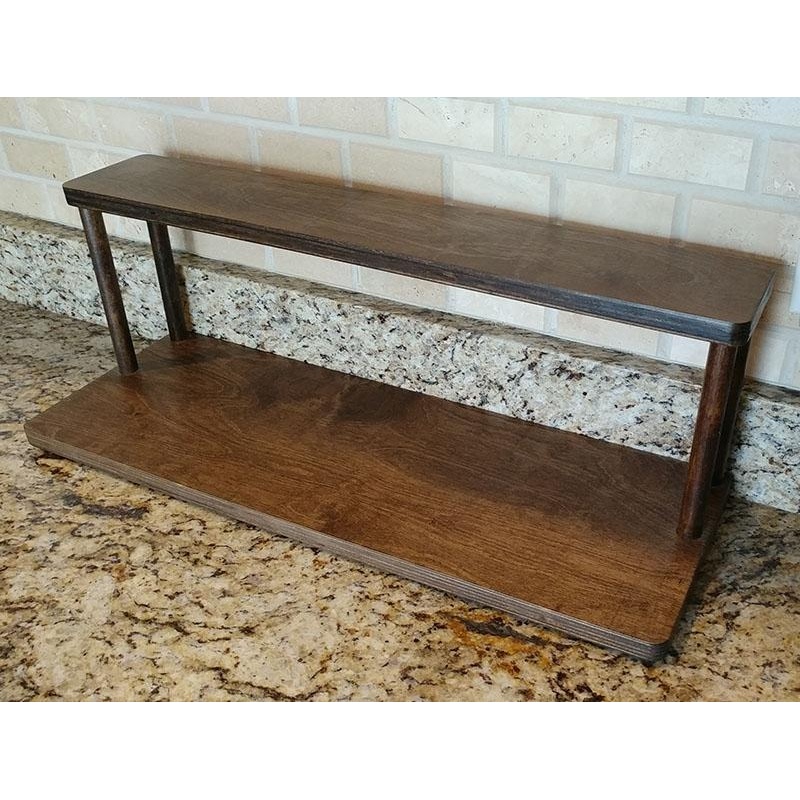 Counter Caddies – STAINED Finish – 24 STRAIGHT – Barista