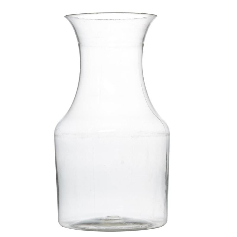 Fineline Plastic Wine Carafe|Sleeve of 6|Case of 60|Sleeve of 60 plastic lids