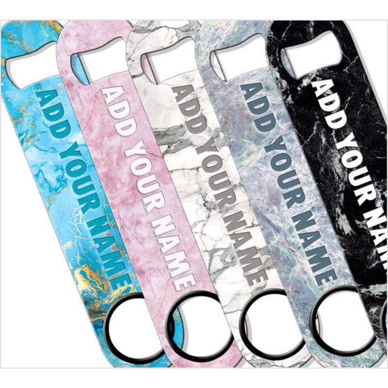 Marble SPEED Bottle Opener  ADD YOUR NAME