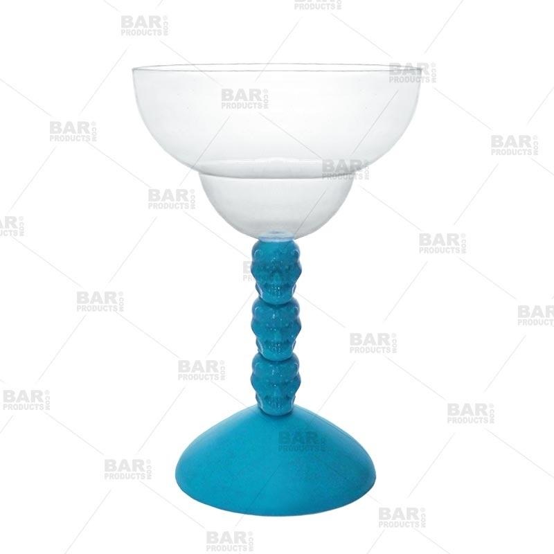 Skull Margarita Glass – Plastic 10 oz – Assorted Colors