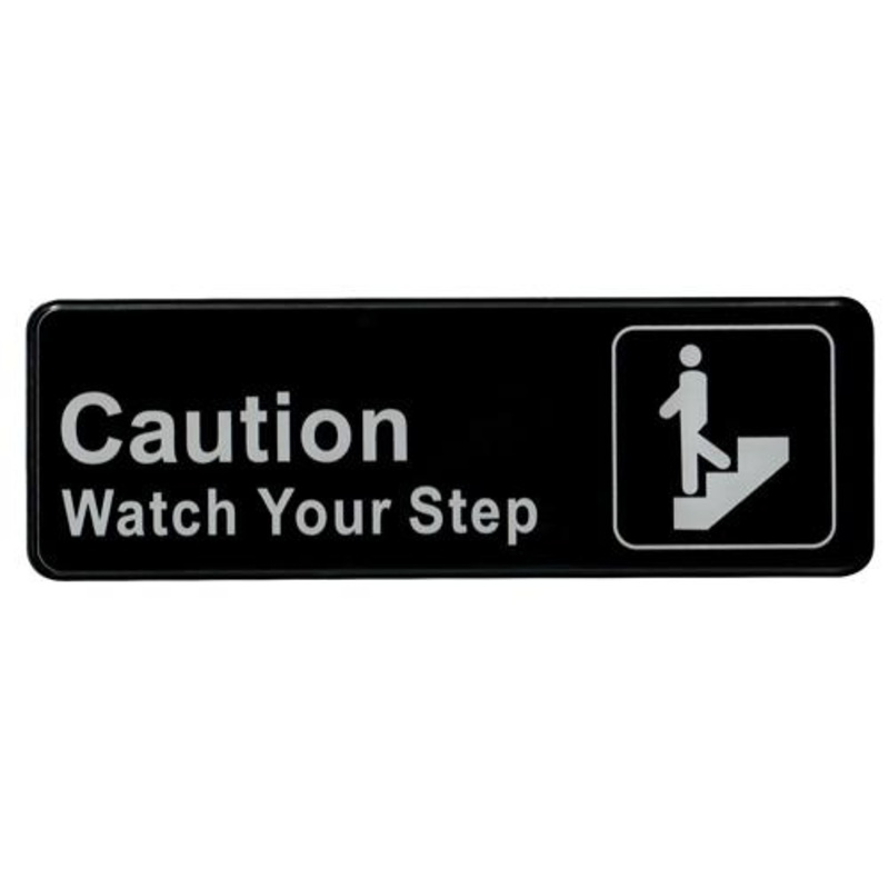 Watch Your Step Sign – 9 x 3