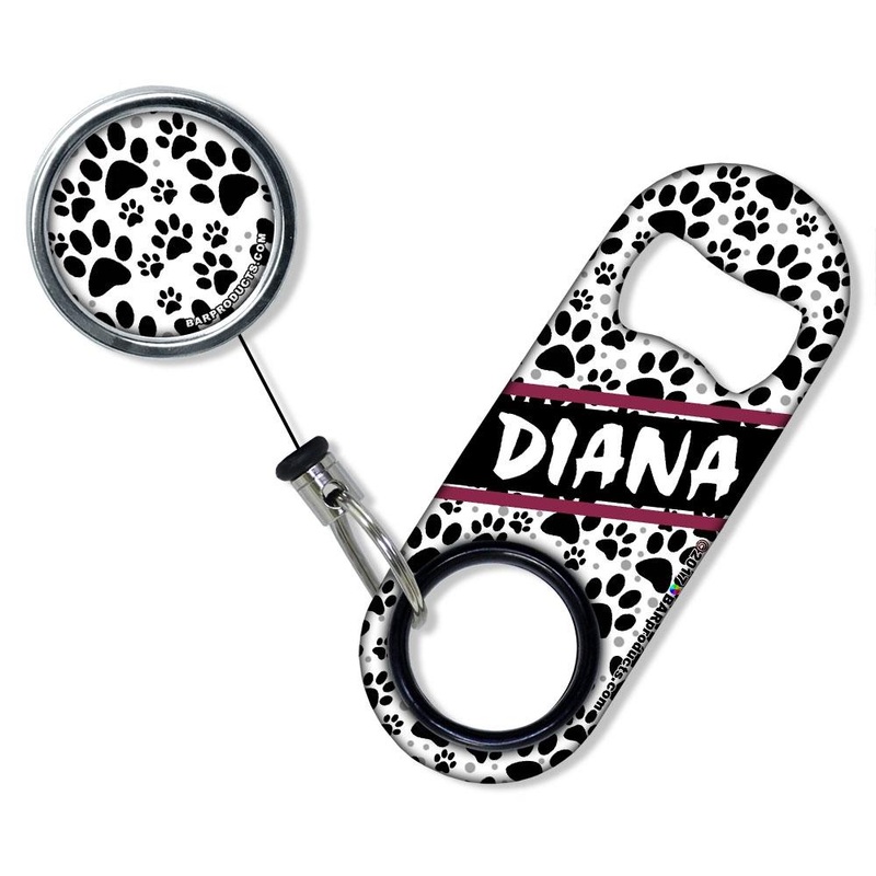 Add Your Name – Mini Bottle Opener with Retractable Reel – Puppy Love