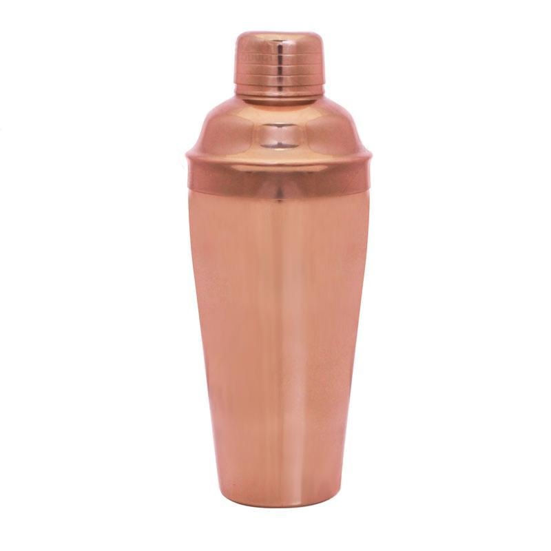 BarConic 3 Piece Copper Plated Shaker Set – 24 oz