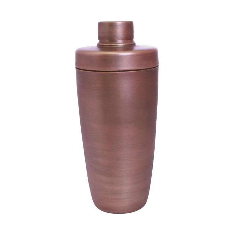 BarConic 3 Piece Flat Top Shaker Set – Antique Finish – 28 oz