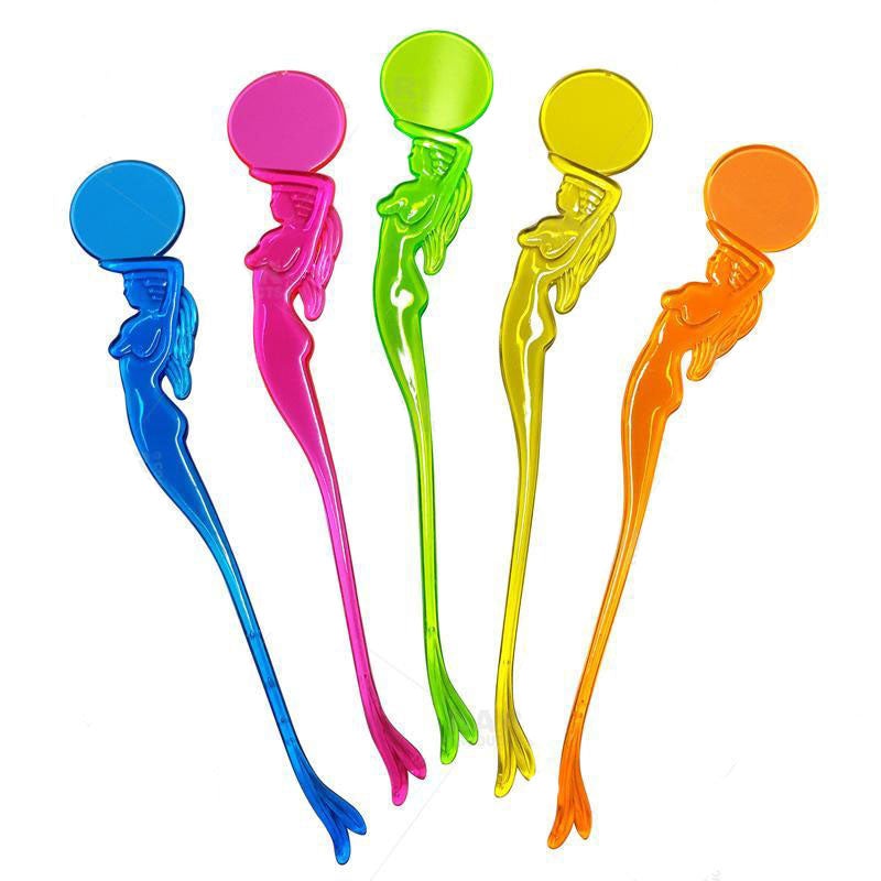 BarConic Drink Stirrer  Mermaid Round Top