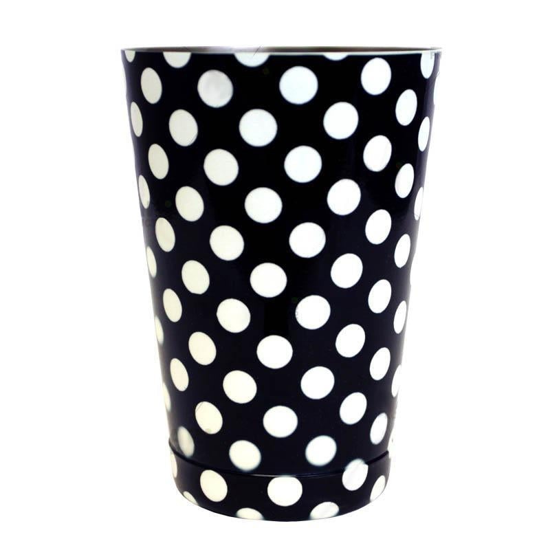 Cocktail Shaker Tin – 18oz weighted – Polka Dots