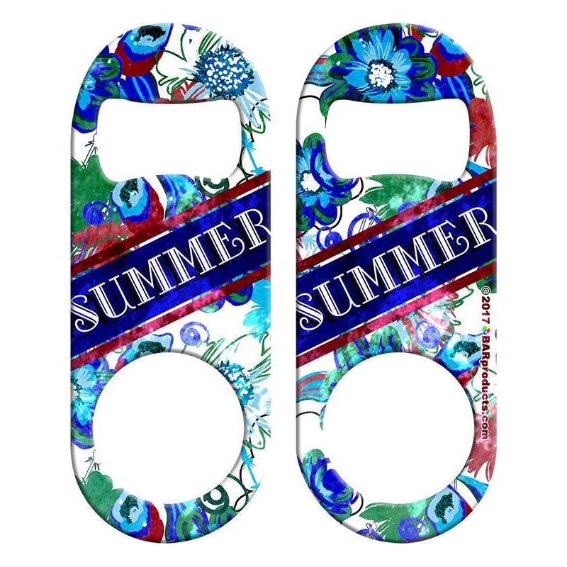 CUSTOMIZABLE Mini Bottle Opener – Grungy Floral