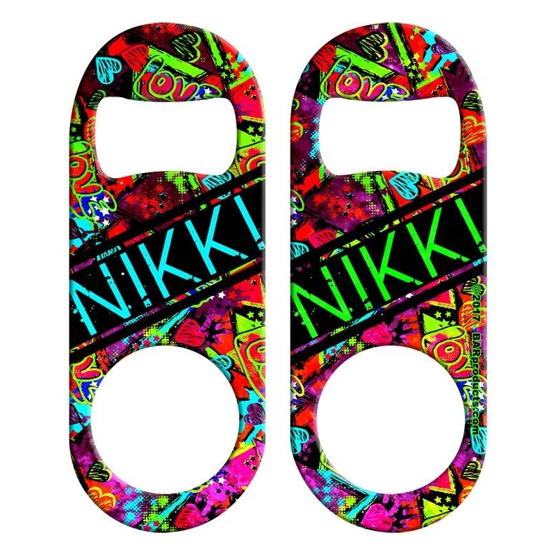 CUSTOMIZABLE Mini Bottle Opener – Grungy Love