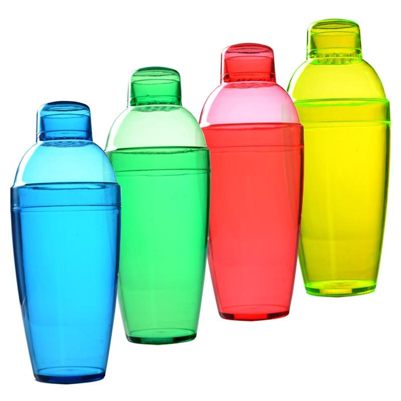 Fineline Plastic 3 Piece 10oz Cocktail Shaker