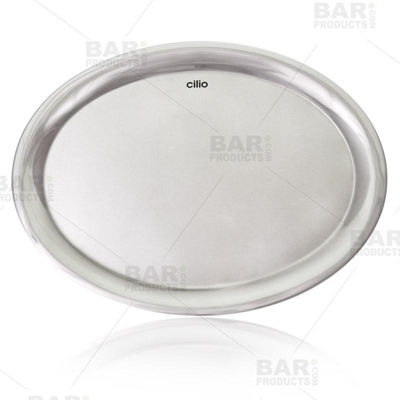 Oval Serving Tray – 10.5 x 8.25 – Stainless Steel