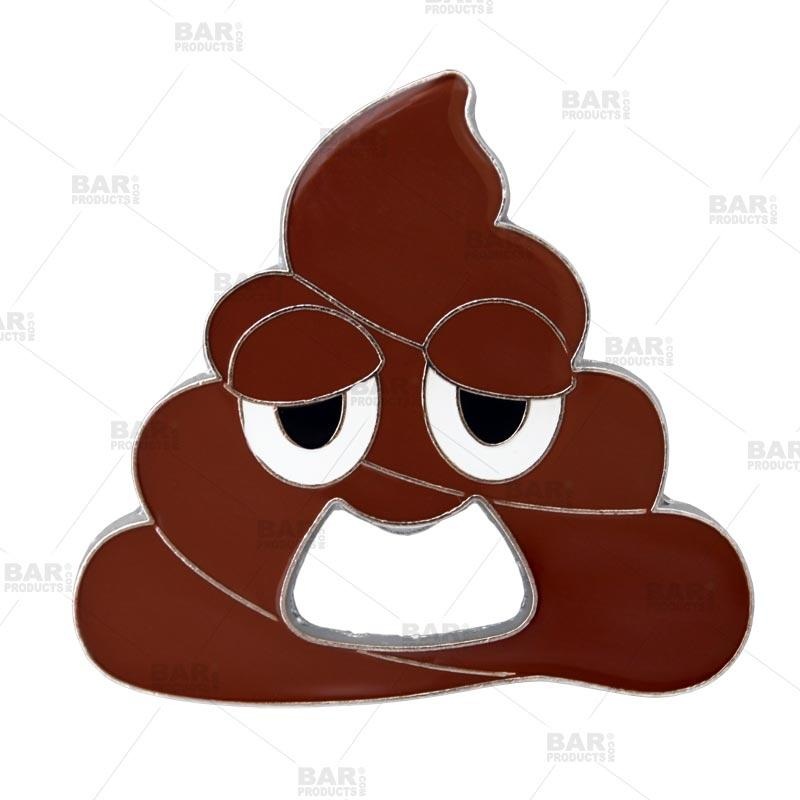Poop Emoji Bottle Opener – Stainless Steel