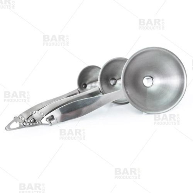 Stainless Steel Condiment Funnel Set