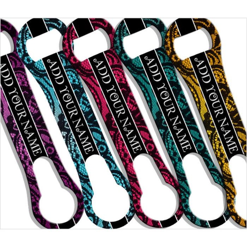 ADD YOUR NAME V-Rod Bottle Opener  Sexy Lace