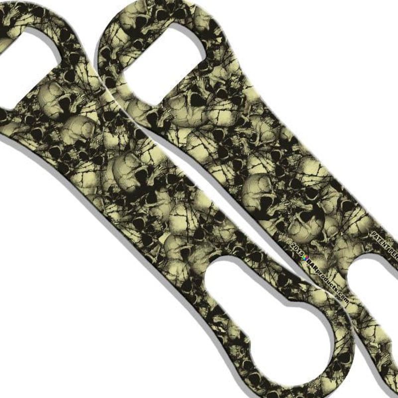 Barbed Wire Skulls V-Rod Bottle Opener
