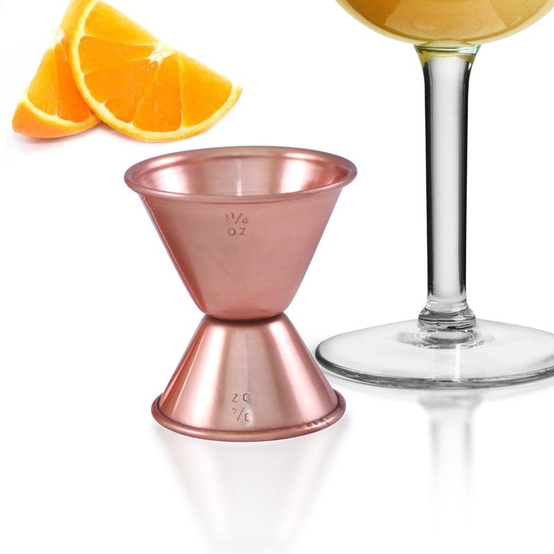 BarConic Jigger Copper Plated -.75oz. x 1.25oz.