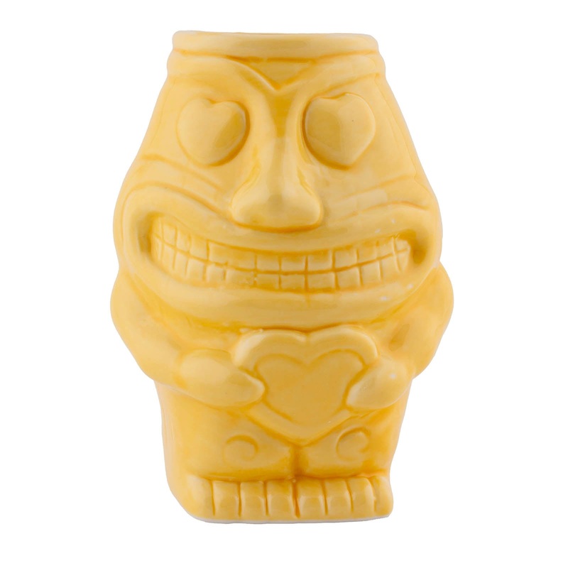 BarConic Tiki Drinkware Mug  Good Luck Heart 12 oz.