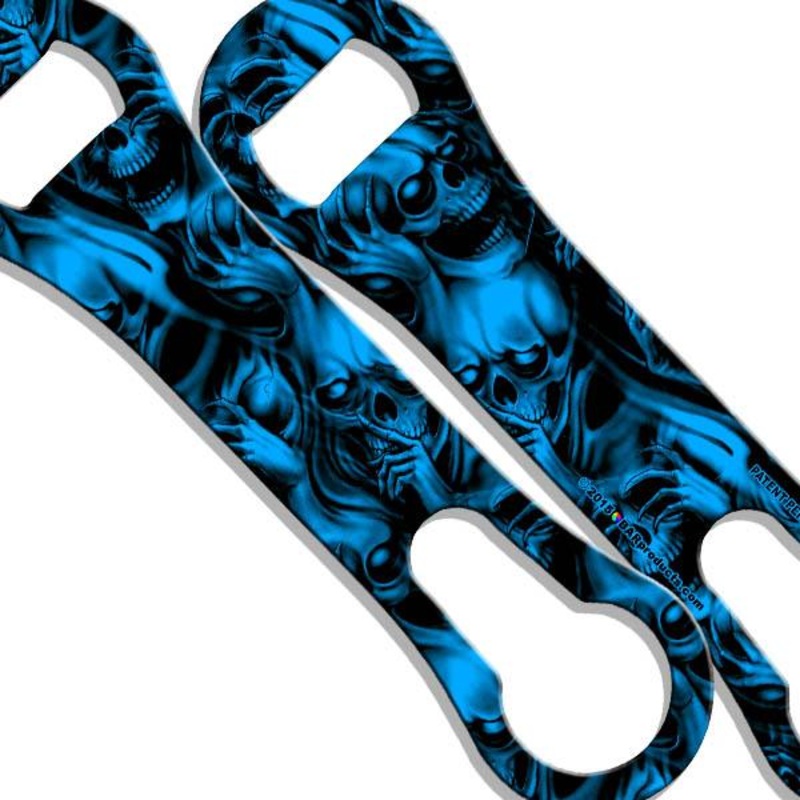 Blue Evil V-Rod Bottle Opener